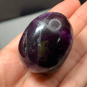 145.パープル×グリーングラデーションフローライトたまご