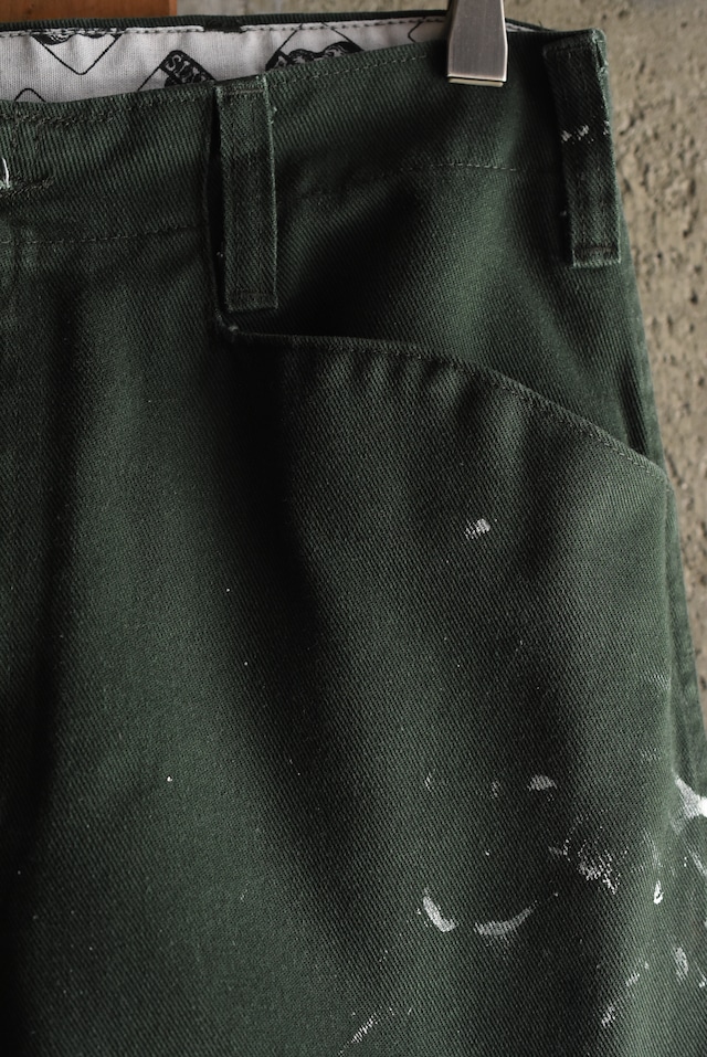 OK/00's "BEN DAVIS" art paint frisko pants