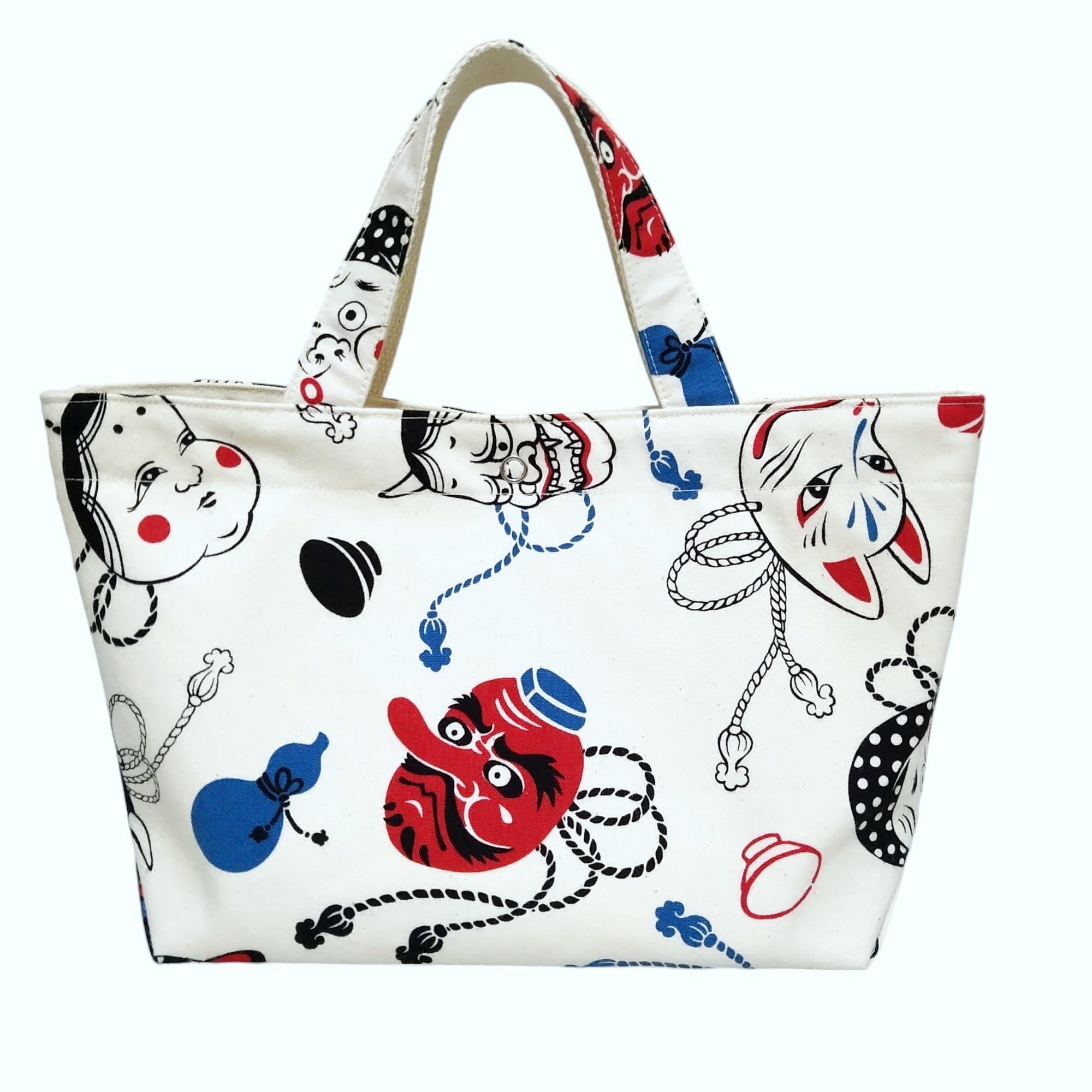 ハンドメイド ハンドバック ひょっとこ お亀 ハンドメイド おかめ