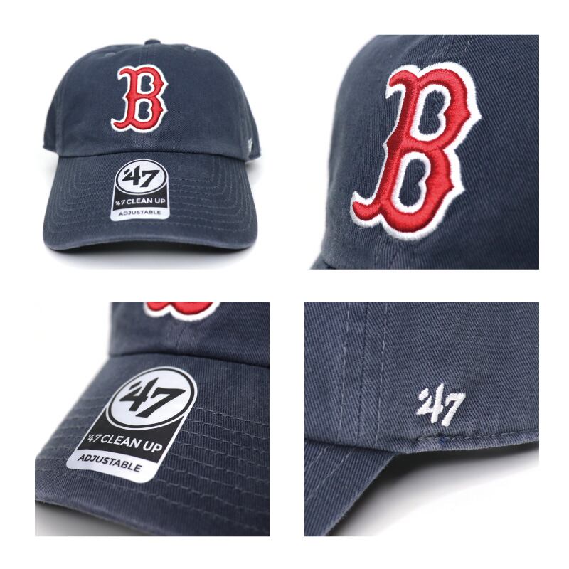 47BRAND キャップ 47' クリーンナップ レッドソックス BOSTON RED SOX