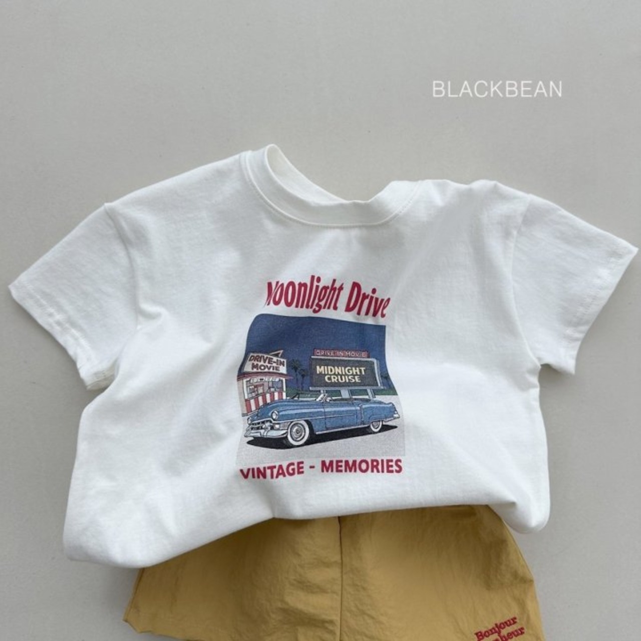 [BLACKBEAN] Drive Tee / [블랙빈] 드라이브티