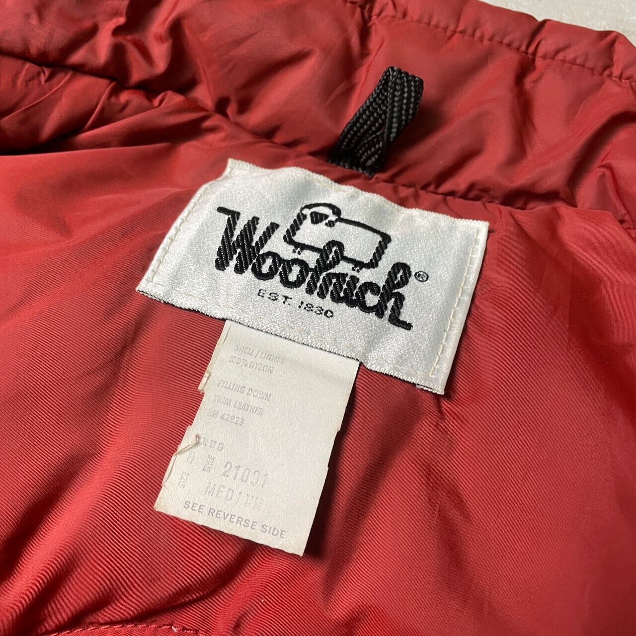 80年代 WOOLRICH ウールリッチ ダウンベスト アウトドアベスト メンズM