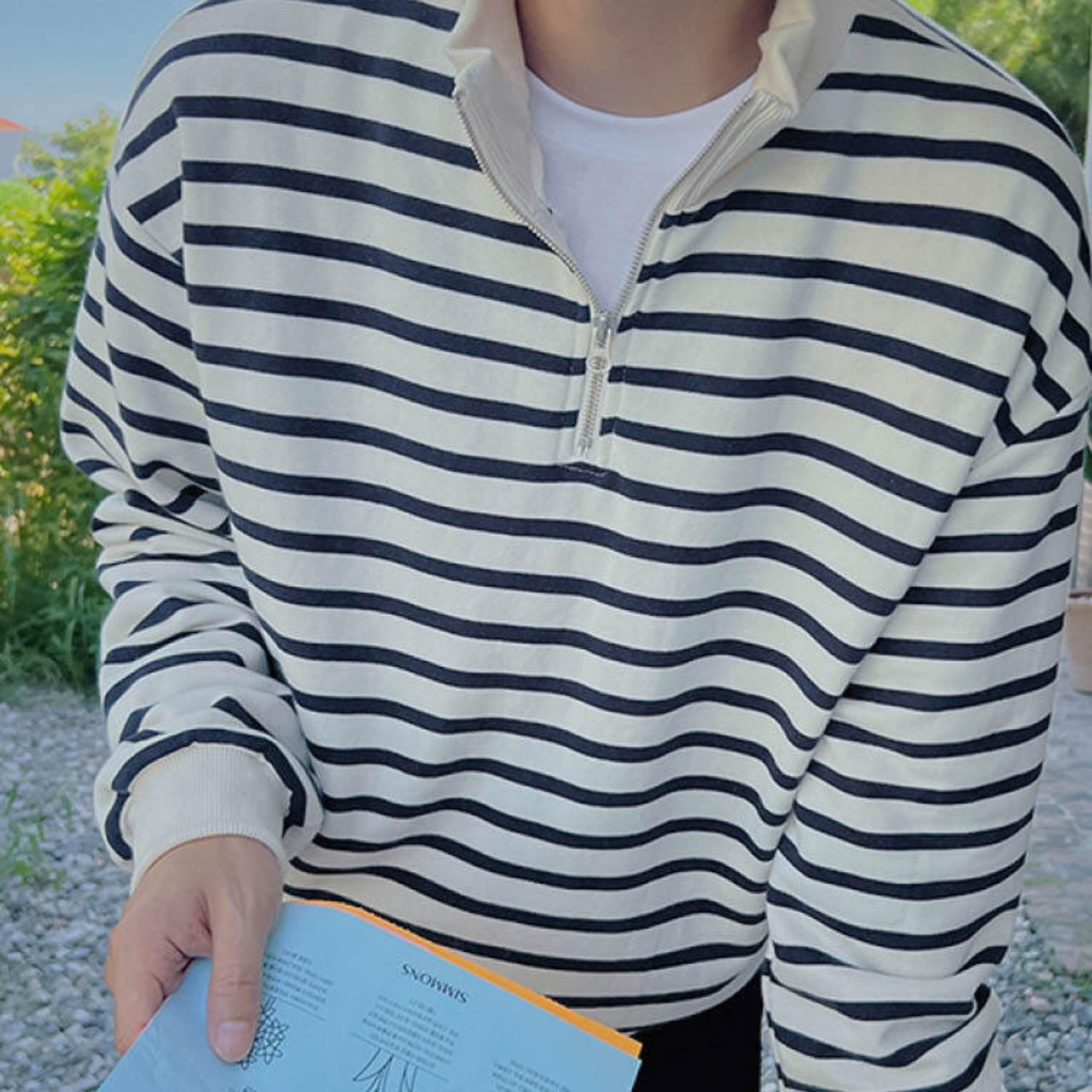 ジップボーダースウェット　MT0080145