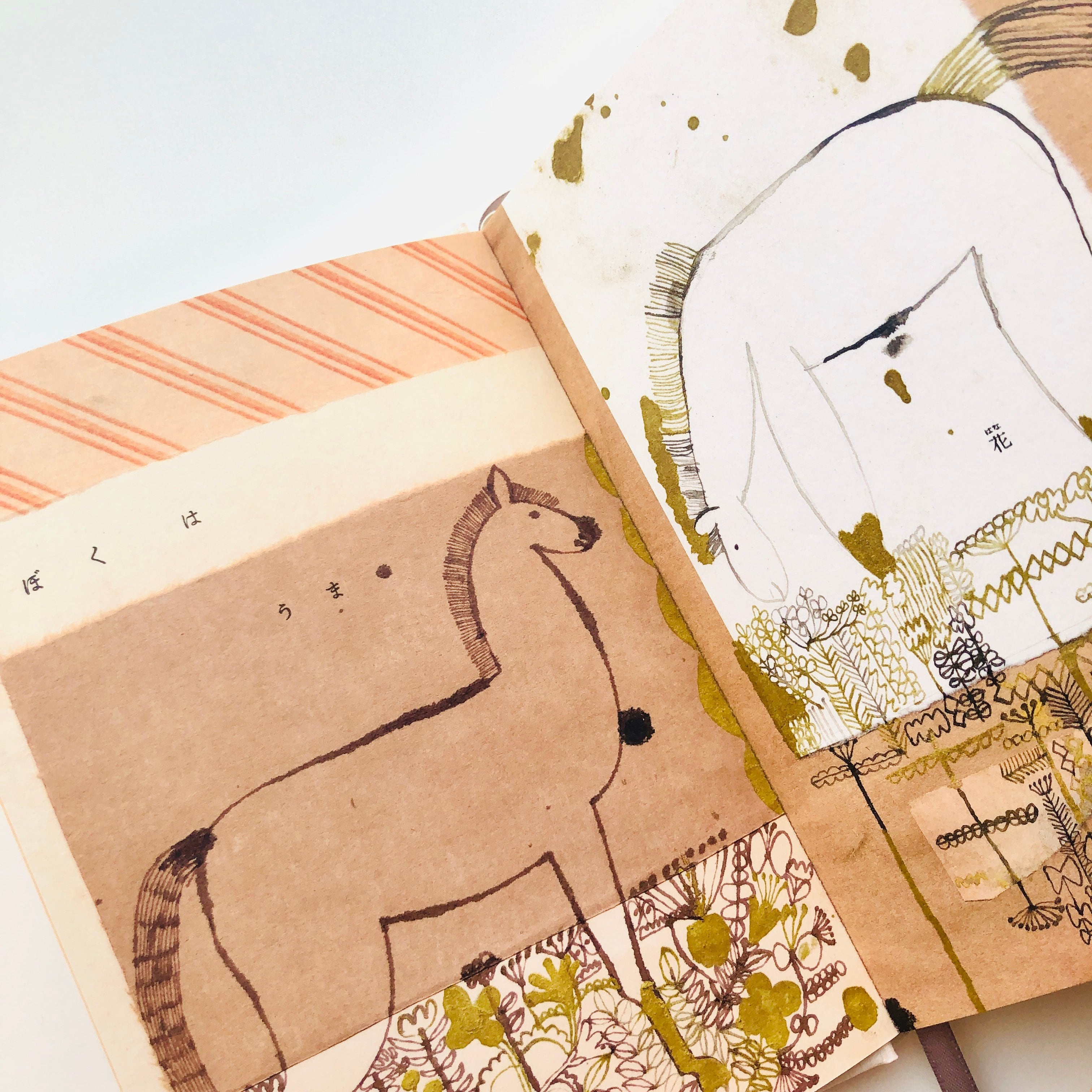 トラネコボンボン 原画  中西なちお 猫 馬 HORSE｜トラネコボンボン | 本の轍