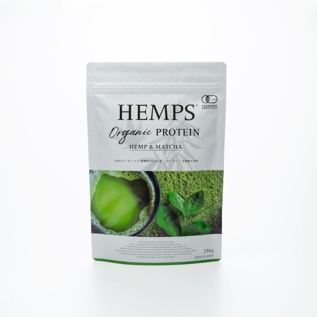 HEMPS オーガニックプロテイン ヘンプ&抹茶 250g
