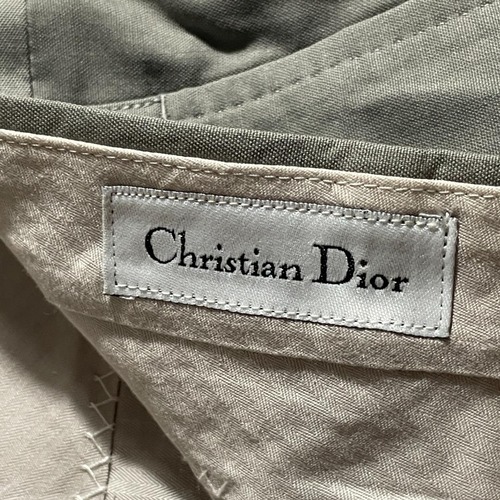 80s Dior スラックス 無地 日本製 【W35】 詳細写真3