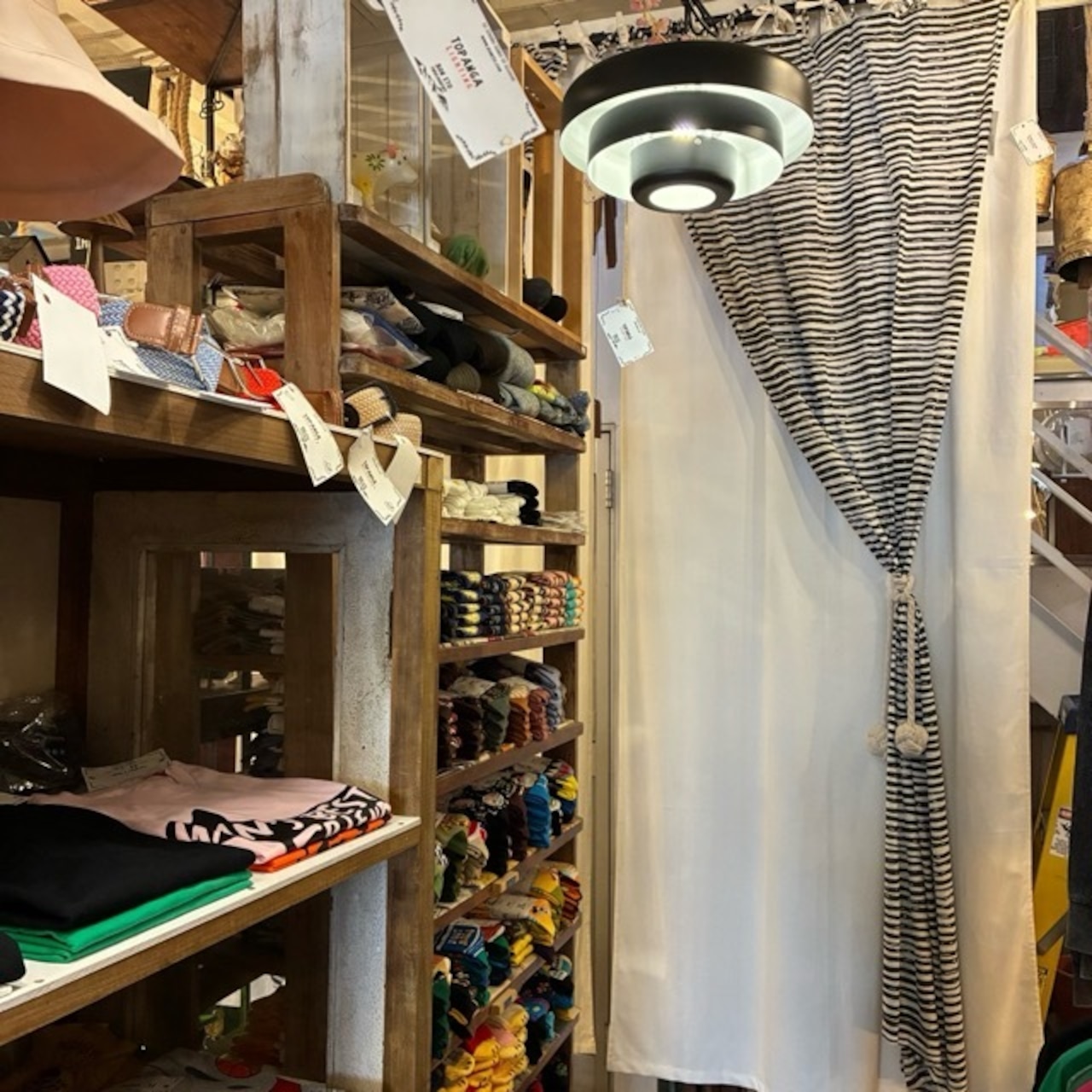 TOPANGA Homefurnishing India Cotton Voile curtain インド コットンボイルカーテン 110×240cm ホワイト 白 綿 ナチュラル 間仕切り 掃き出し窓 ベランダ レースカーテン 薄手 カーテンポール 暖簾