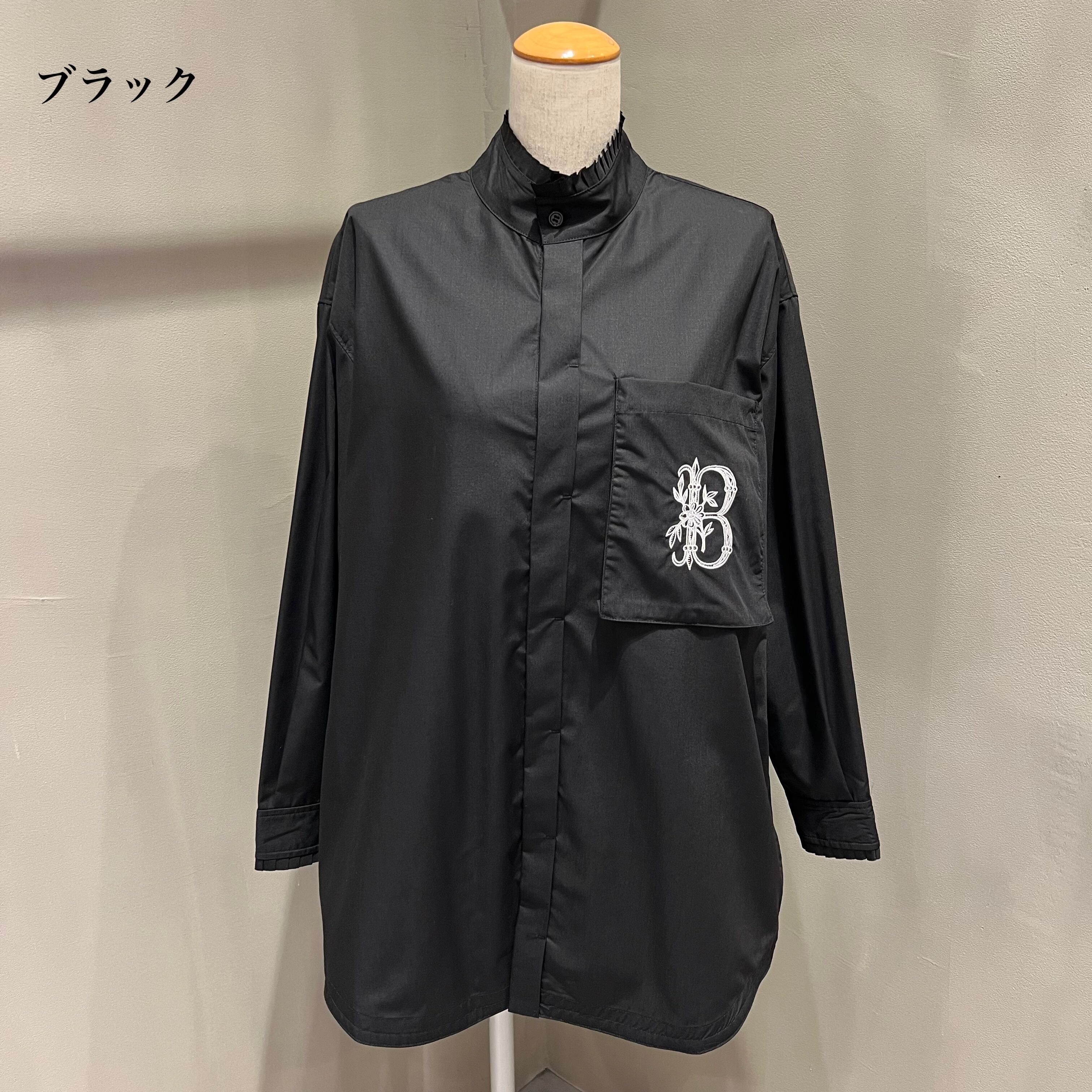 THOMAS MAGPIE/ハイネックフリルデザインオーバーシャツ | 20ｰtwentyｰ