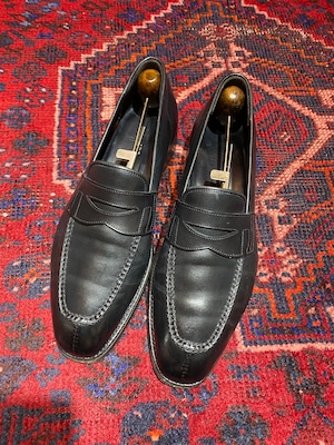 .JOHN LOBB ASHLEY LEATHER COIN LOAFER MADE IN ENGLAND/ジョンロブアシュレイレザーコインローファー2000000057255