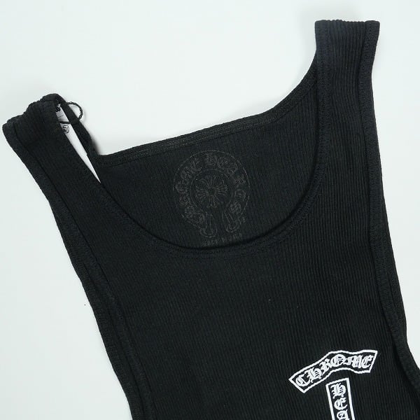 Size【M】 CHROME HEARTS クロム・ハーツ T-BAR CROSS RIB TANK TOP