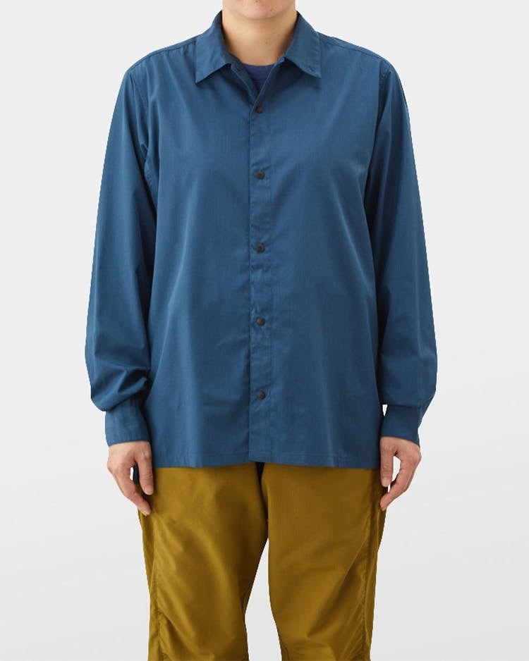 山と道　Bamboo shirt バンブーシャツ XL