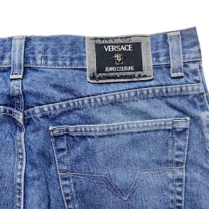 vintage VERSACE JEANS COUTURE damaged denim pants