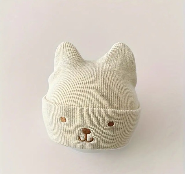 【即納/baby0-12m】kuma baby knit