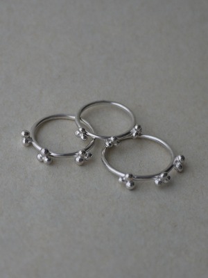 budding ring :silver