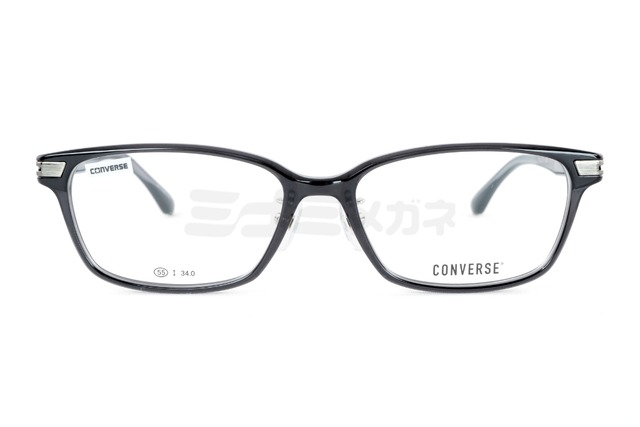 CONVERSE クリア メガネ CV-6007 Col.1 55サイズ スクエア コンバース 正規品-2枚目