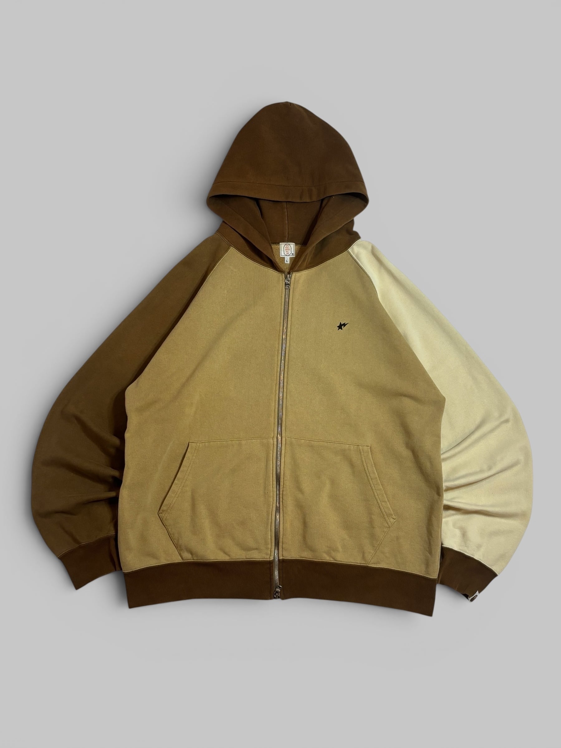 トップス 2000's bape tri-color earthy zip hoodie 2000's bape tri-color earthy zip hoodie | Eazy Breezy