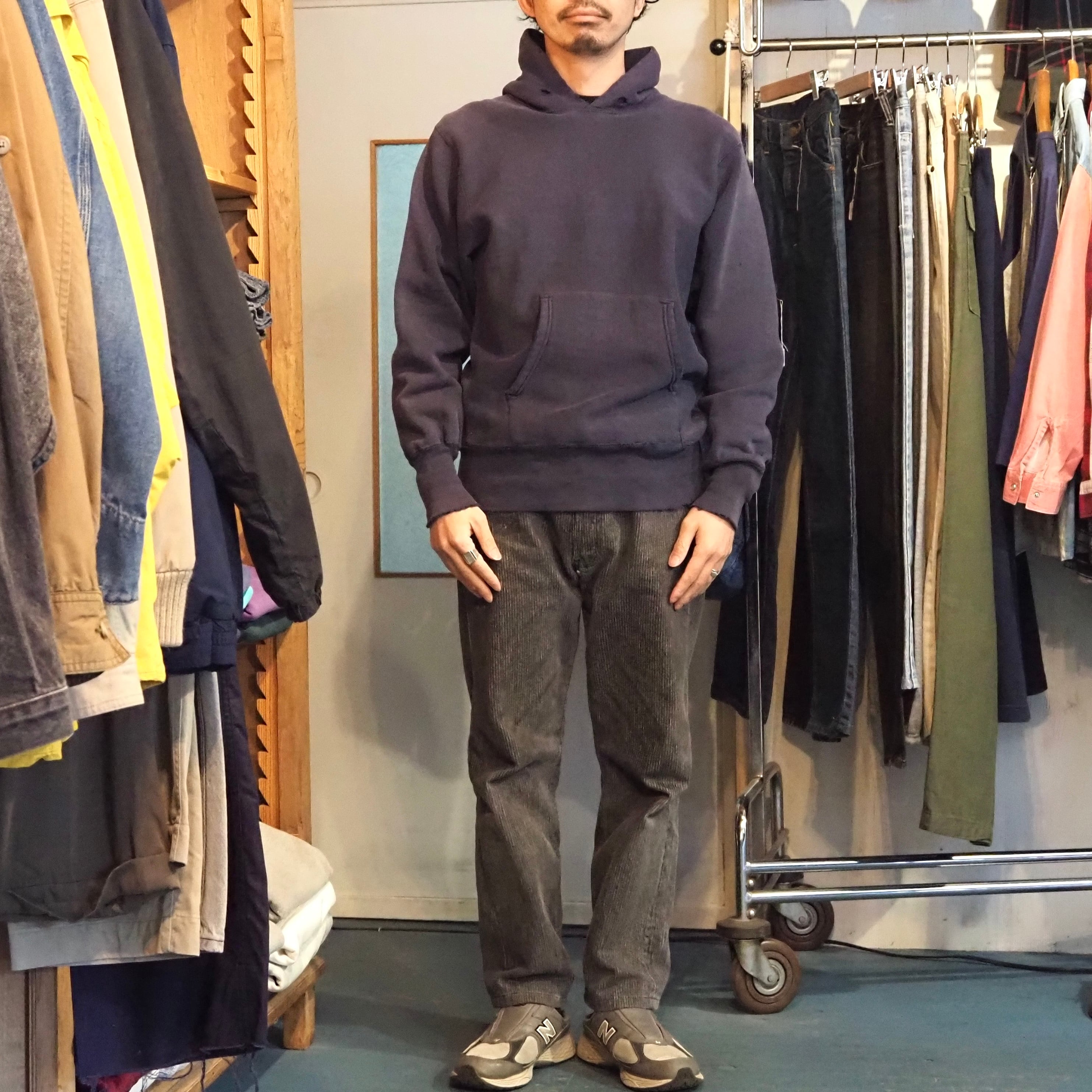 70's Champion Reverse Weave Hoodie M/Navy USA製 チャンピオン
