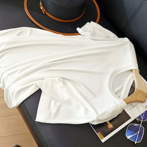 シンプル 長袖Tシャツ M 4col 250352