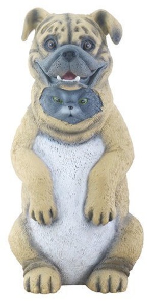 【Dupers】イヌの毛皮をかぶったネコフィギュア YTC8635