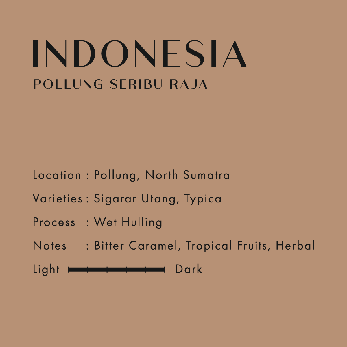 INDONESIA / Pollung Seribu Raja 150g