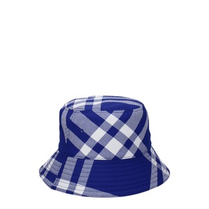 【新品】BURBERRY バーバリー メンズ 帽子 ポリエステル ブルー CHECK8079493