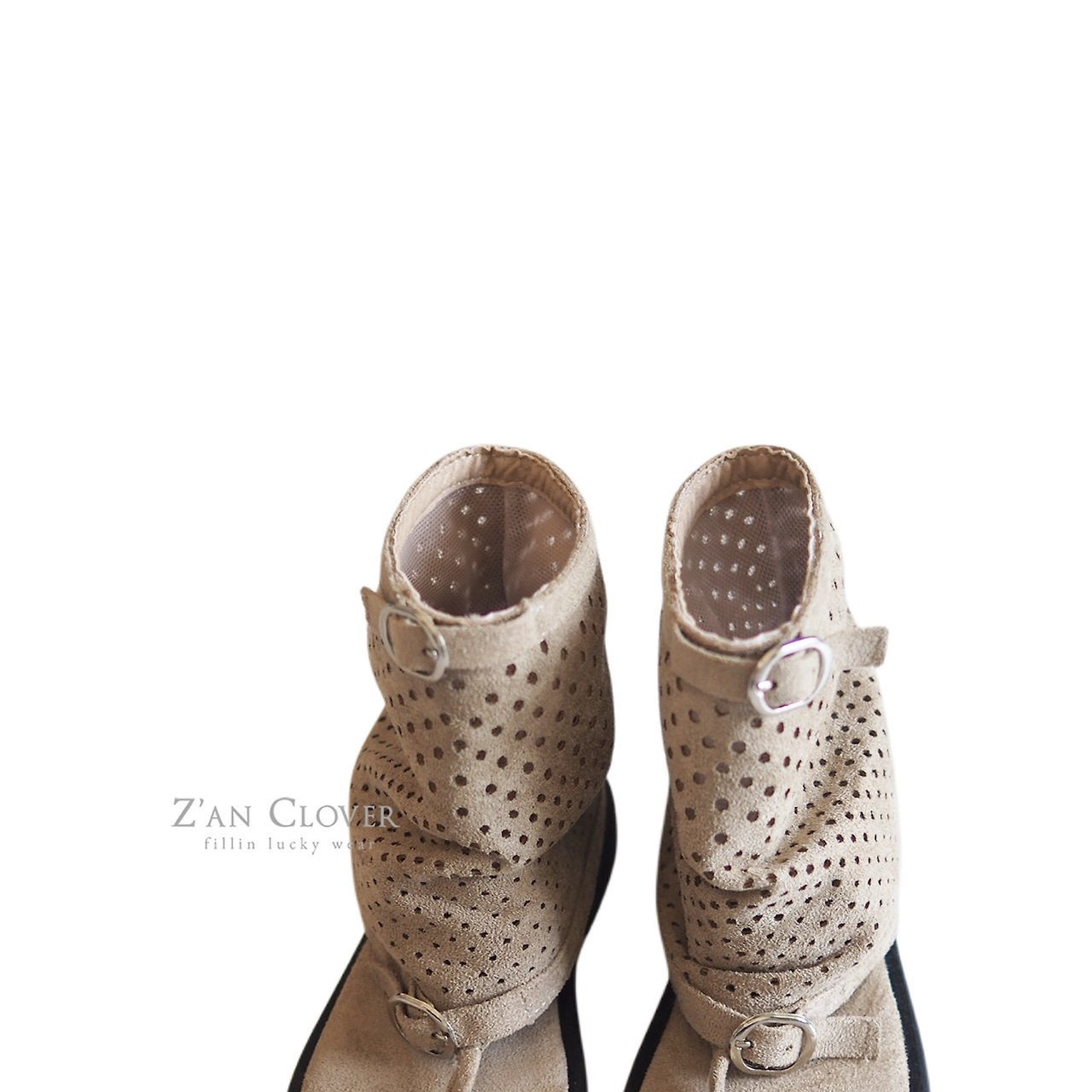 [Z’AN CLOVER] Bohemian Sandals Boots / [지안클로버] 보헤미안샌들부츠