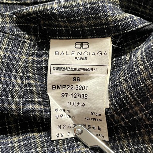 90s balenciaga バレンシアガ スラックス チェック【W35】 詳細写真10