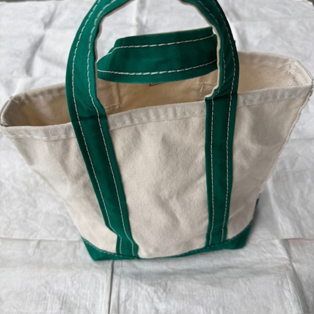 L.L.Bean ボートアンドトート S グリーン 70s