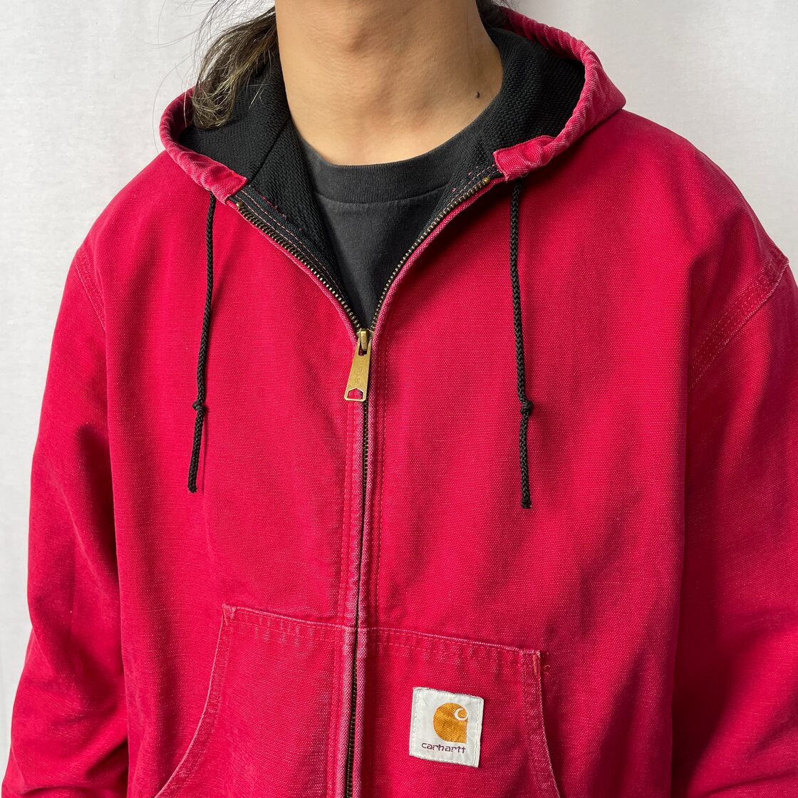 80年代 Carhartt カーハート ダック地 アクティブジャケット メンズL 