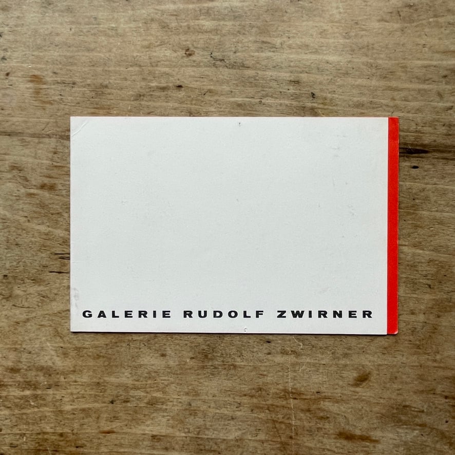 【アナウンスメントカード】カレル・アペル　Karel Appel  Galerie Rudolf Zwirner 1960 [310194077]