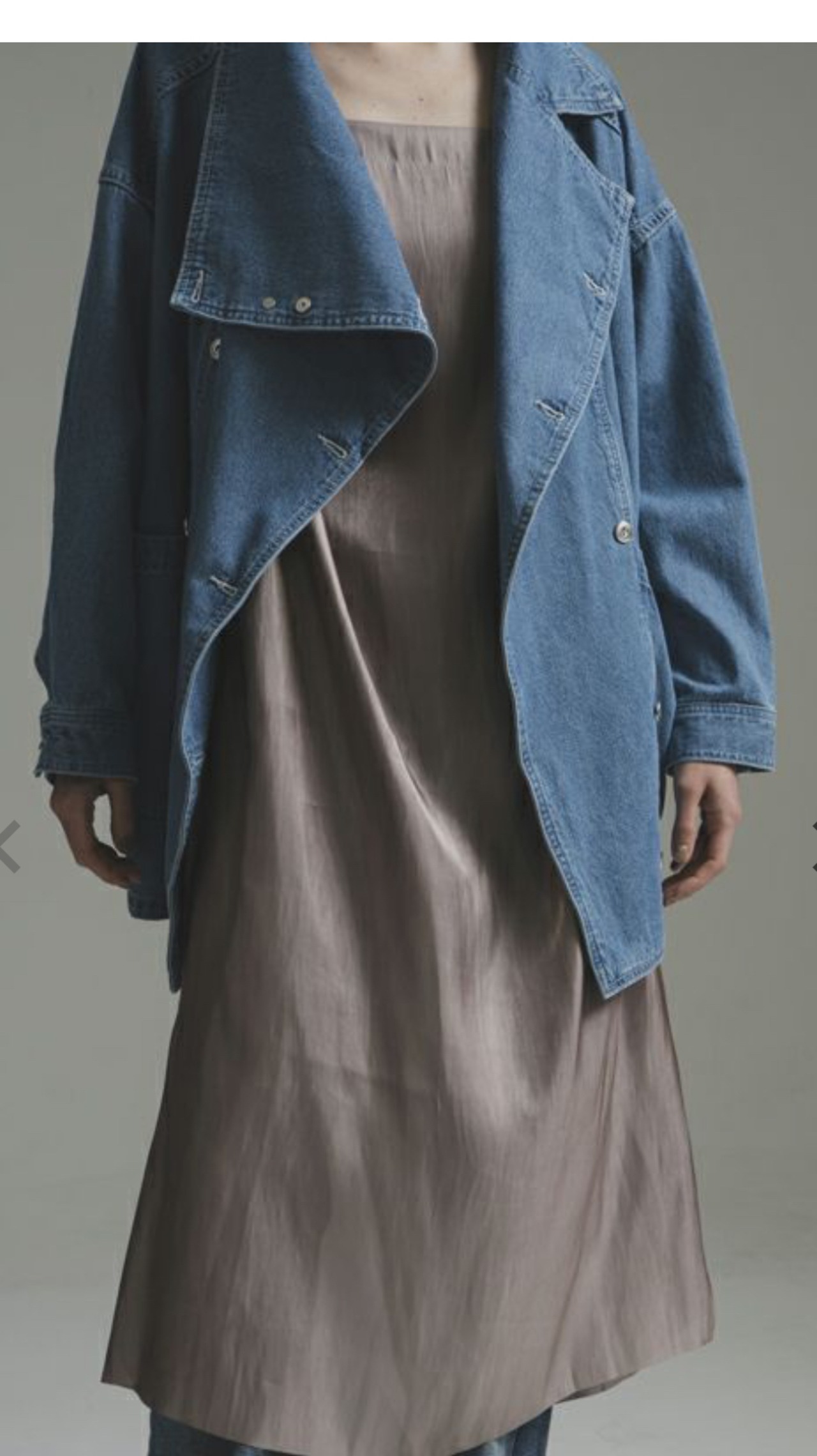 ANGELINA サテンロングワンピース　25223-2502