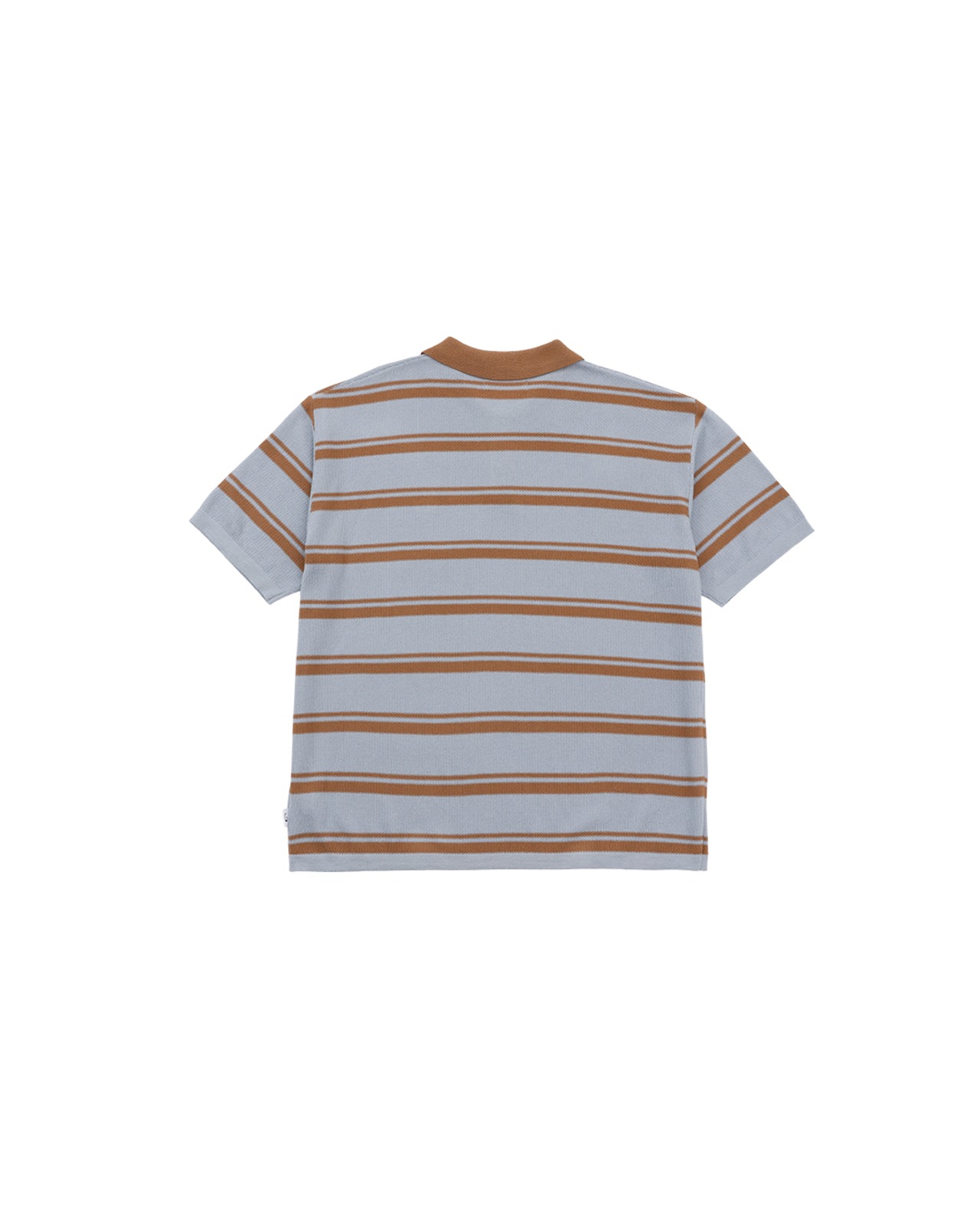 【#Re:room】BOARDER KNIT POLO SHIRTS［REK171］