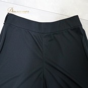 社交ダンス 衣装 ズボン ブラック系 チャコット Chacott 日本製 パンツ ボトムス 練習 レッスン 伸縮 ストレッチ 黒 金 シンプル 上品 かわいい キラキラ ダンス衣装 イベント ステージ ゴールド系