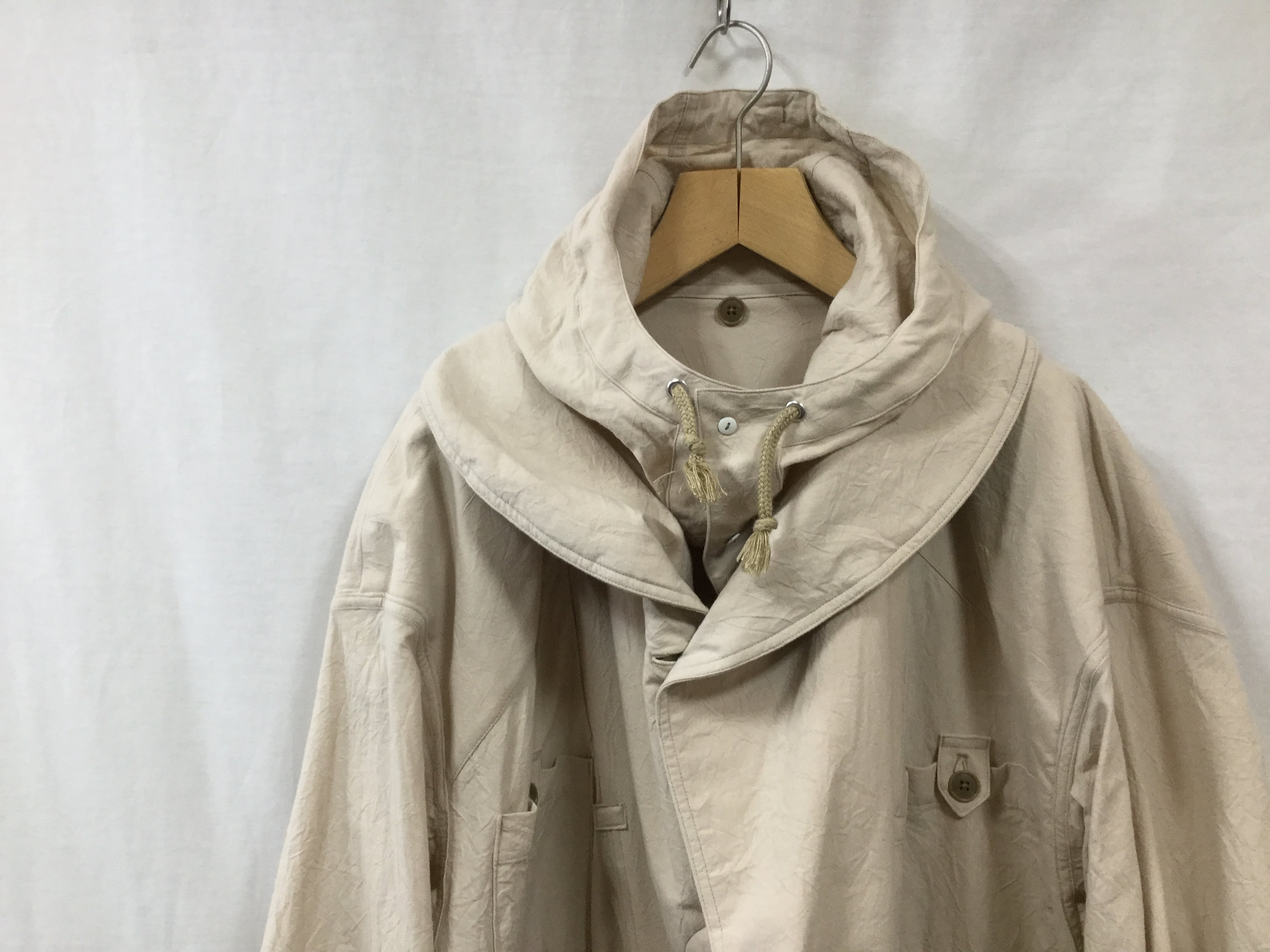 HOMELESS TAILOR”REVERSIBLE COAT IVORY” | Lapel online store