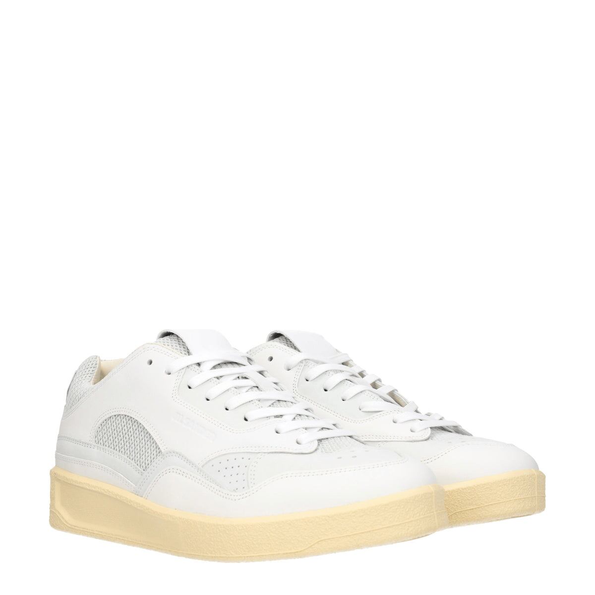 【新品】JIL SANDER ジルサンダー メンズ スニーカー レザー ホワイト WS0016P5295100