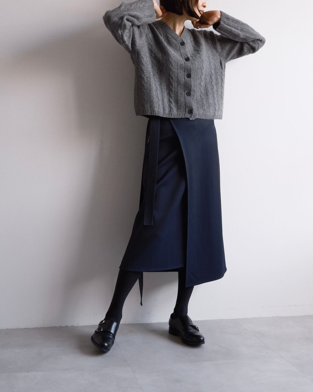 CÉLINE by Phoebe philo CROPPED CABLE KNIT CARDIGAN | dear closet