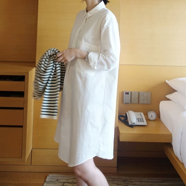 ワンピース レディース 送料無料 2色 シャツワンピース カシュクール ロングワンピース カジュアル襟付き フロントボタン 前開き 長袖 ドルマンスリーブ サイドポケット ポケット付き ストレート Iライン ワイド ゆったり ゆる 大きめ ビッグサイズ ビッグシルエット オーバーサイズ オーバーシルエット M L XL 2XL 3XL 4XL ブルー 青色 レッド 赤色 ストライプ柄 縞模様 爽やか 涼し カジュアル ラフ お洒落 おしゃれ こなれ感 シンプル 春服 夏服 秋服 着回し