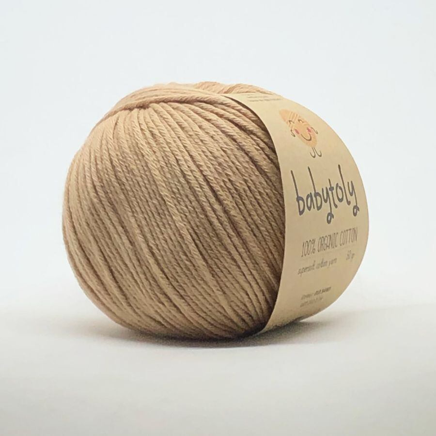 babytoly / Organic Cotton Yarn / SAND