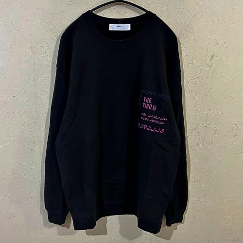 TOGA VIRILIS/トーガビリリース/ Emblem sweatshirt