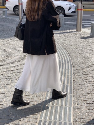 (予約) verveine / Selena Tencel Long Flare Skirt