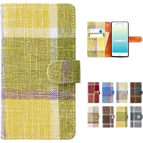 iPhone 16 専用 ランチョンマット風 ケース カバー 手帳型 アイフォン用 iPhone16用 lunch TPU ライムイエロー 2815