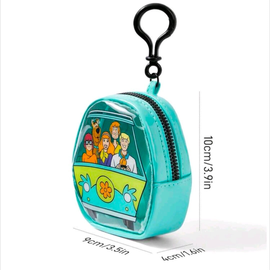 【 Scooby-Doo（ スクービー・ドゥー ） 】カラビナ CLEAR POUCH ( カラビナクリアポーチ )  カラビナキーホルダー / 小物入れ / コスメポーチ 〚アメリカン雑貨 アメトイ〛