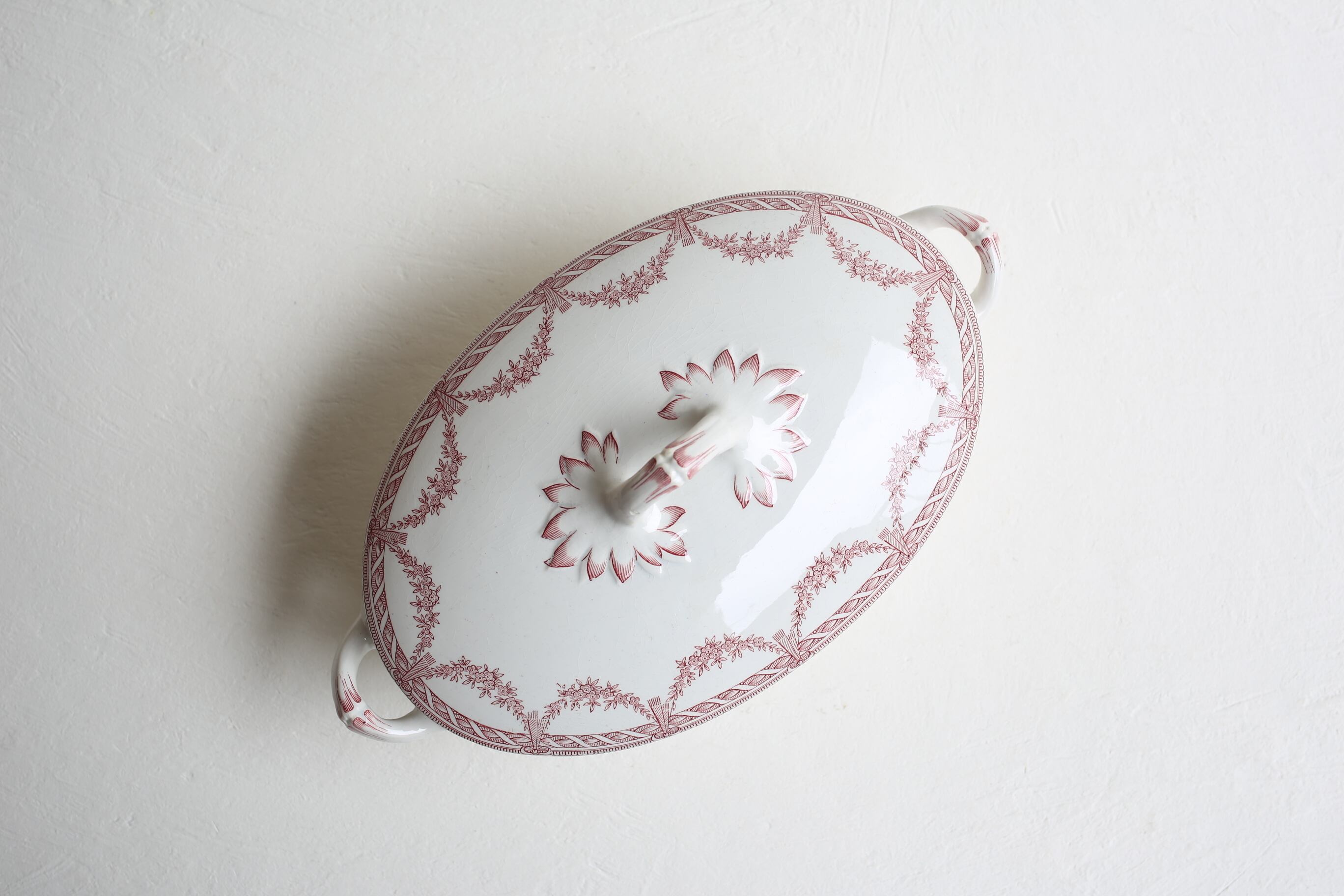 フランス アンティーク SARREGUEMINES サルグミンヌ 『EMPIRE』スー