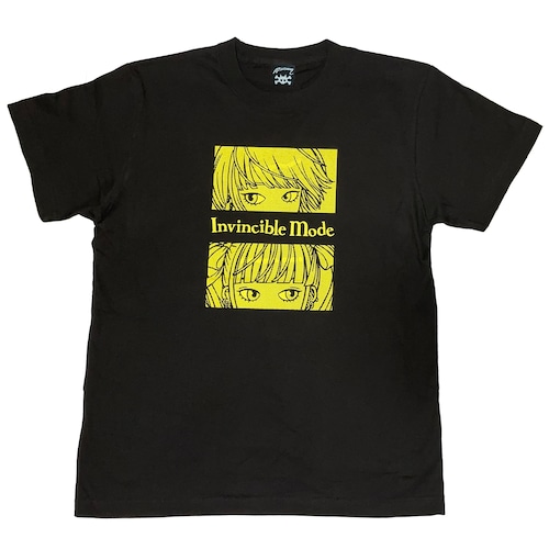 " 無敵のミー " Tシャツ black × yellow ［ T-018］MIKAZUKI / ミカヅキ