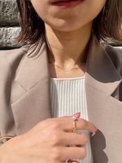 ボーンチェーンネックレス
