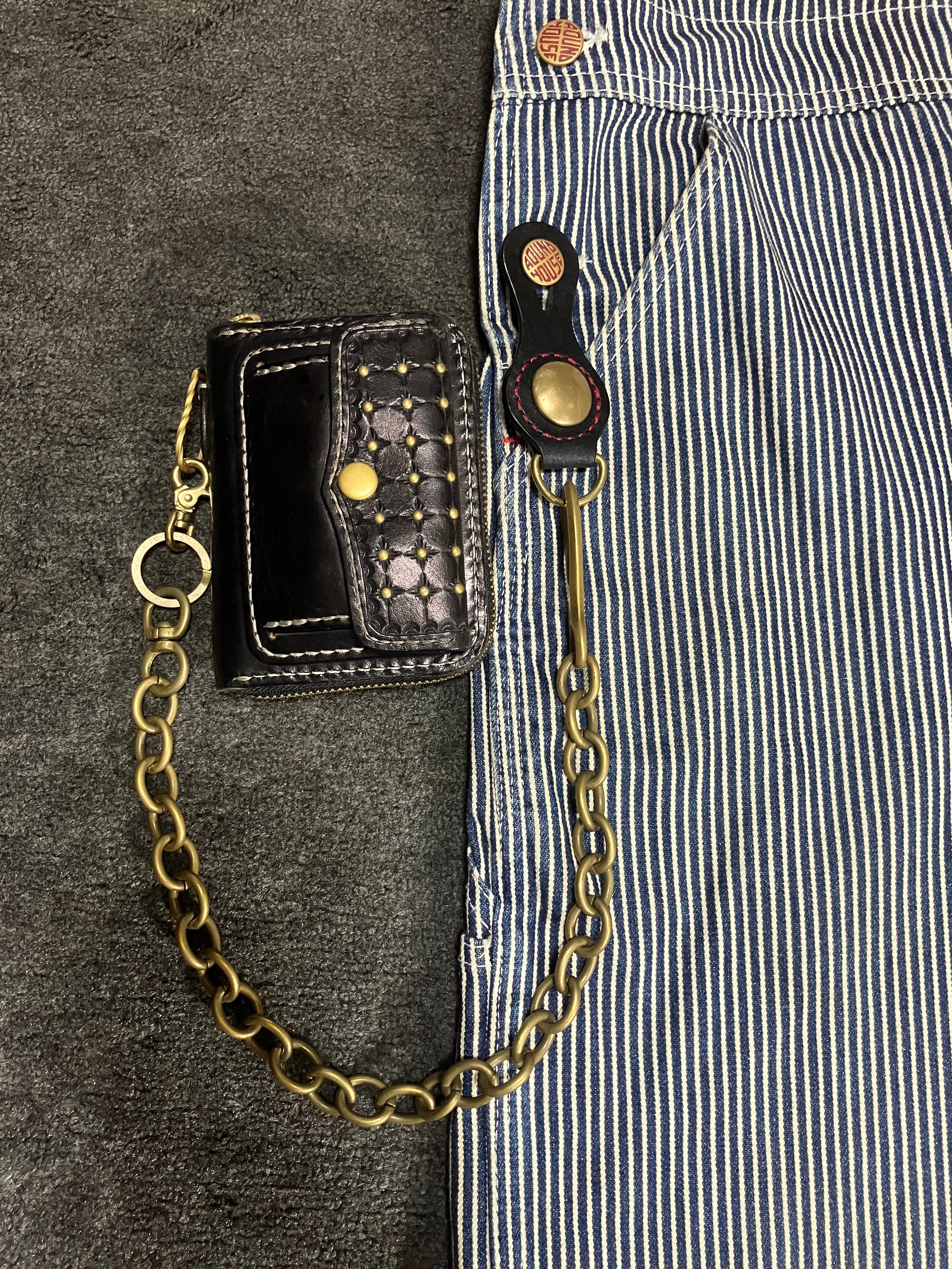 オーバーオール キーホルダー | SIXTEEN LEATHER