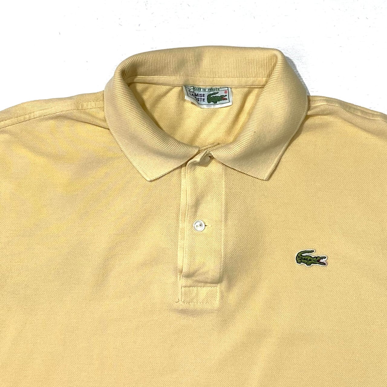 70年代 フランス製 LACOSTE ラコステ ポロシャツ メンズM 古着