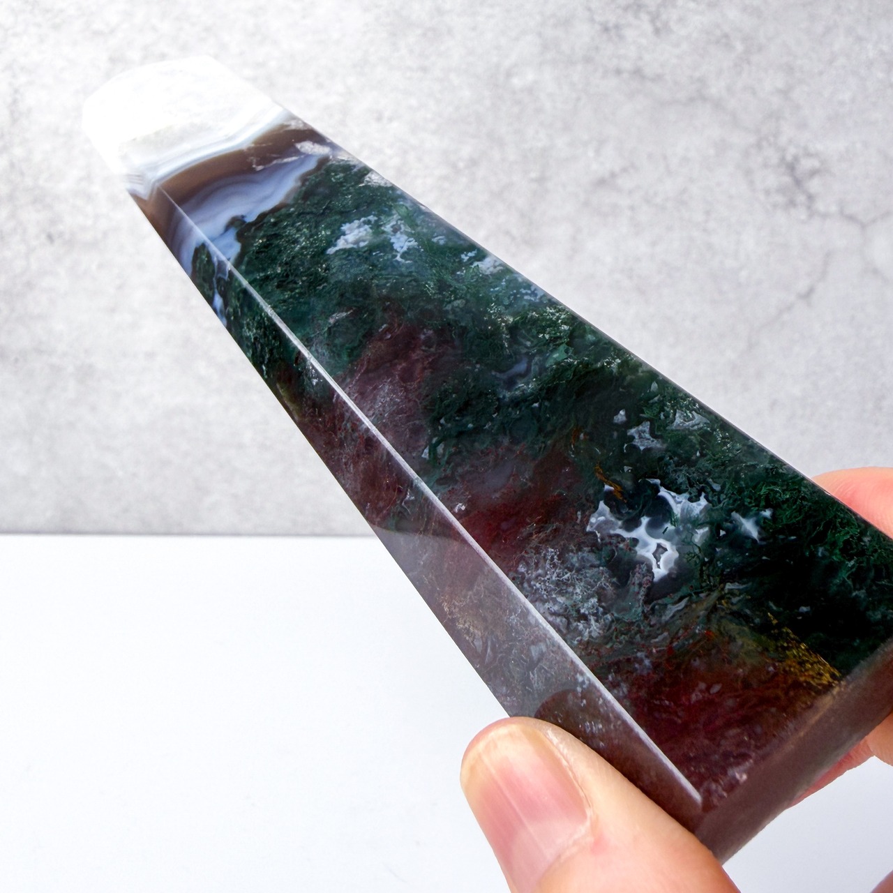 モスアゲート タワー ＊ Moss Agate ＊ 天然石