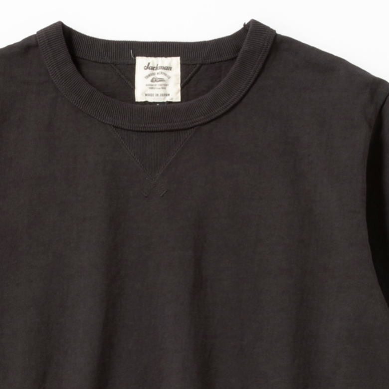 jackman ジャックマン Dotsume Rib T-Shirt ドツメリブTEE JM5110 INK