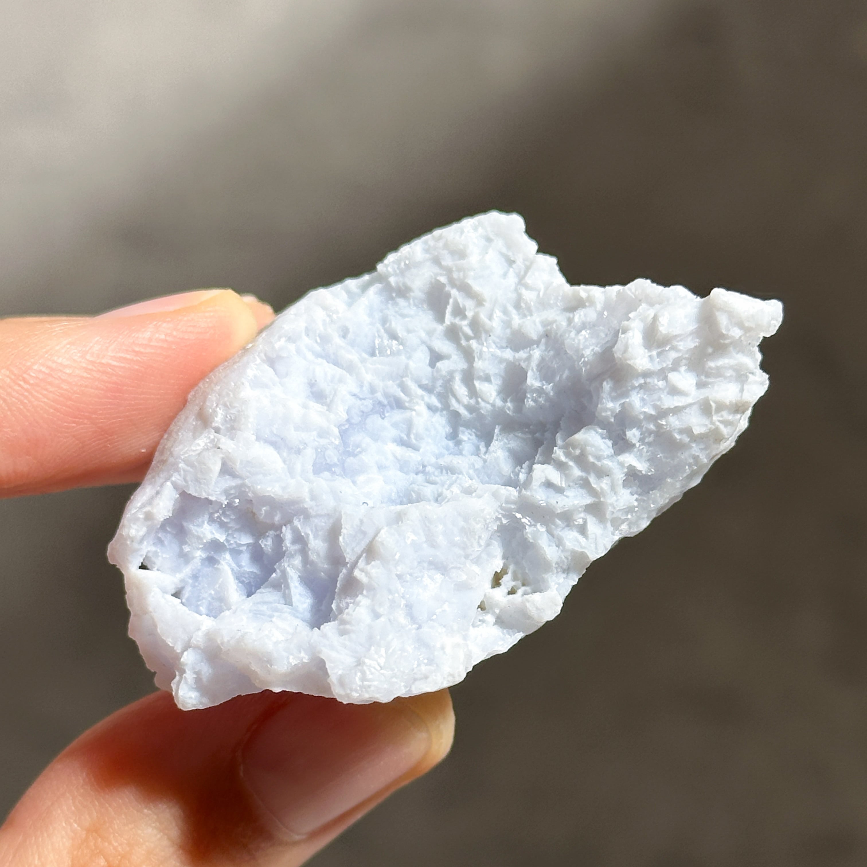 ブルーカルセドニー 原石14◇ Blue Chalcedony ◇天然石・鉱物